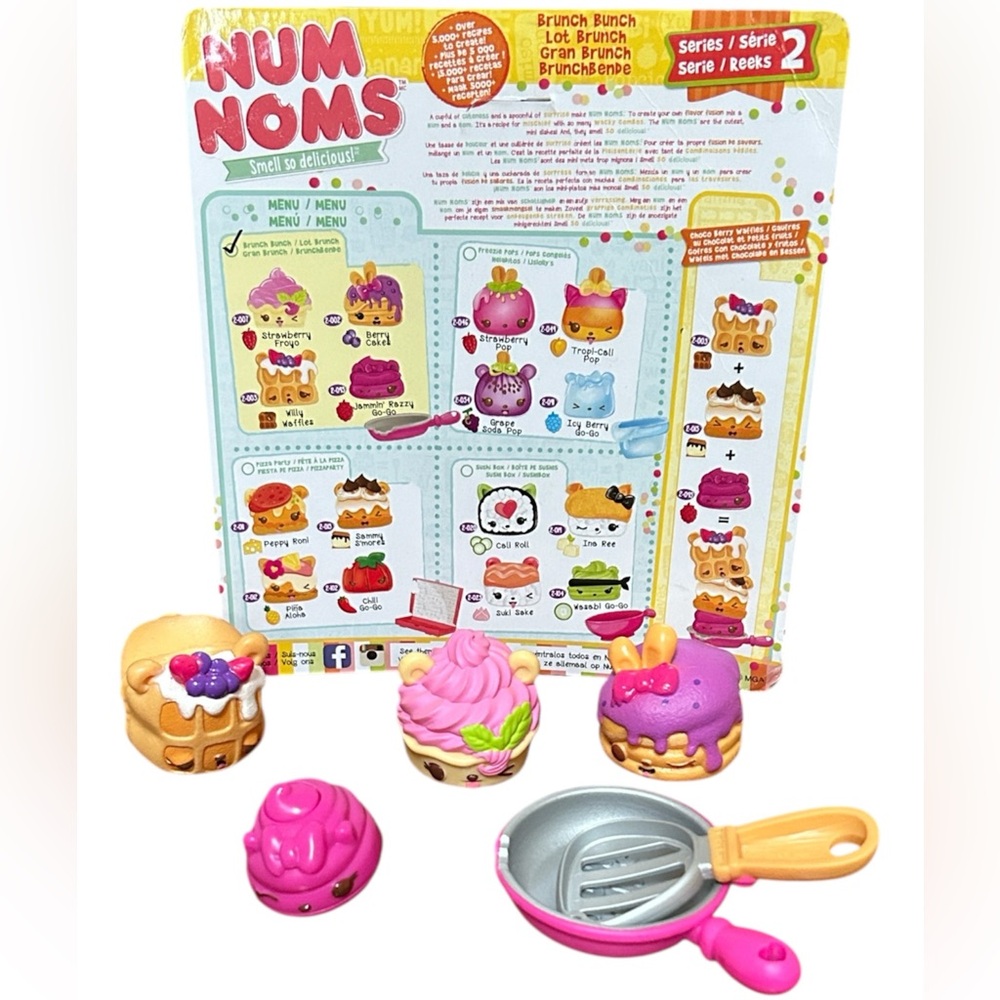 Num Noms Series 2 Brunch Bunch 6 Piece Collector Toy Set
